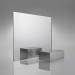 Specchio in plexiglass argentato Lastra in acrilico PMMA